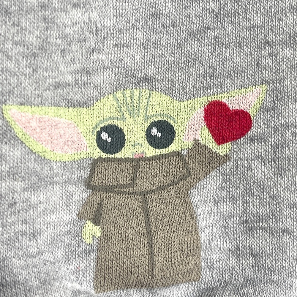 Infant 3-6mo Baby Yoda Sweatshirt and Pants Set - Picture 4 of 8